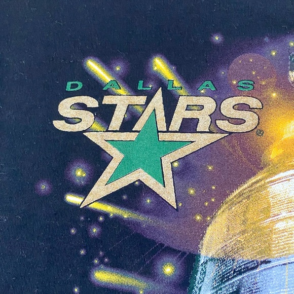 VINTAGE 2000 NEW JERSEY DEVILS VS DALLAS STARS STANLEY CUP FINALS T-SHIRT, XL - Picture 10 of 13